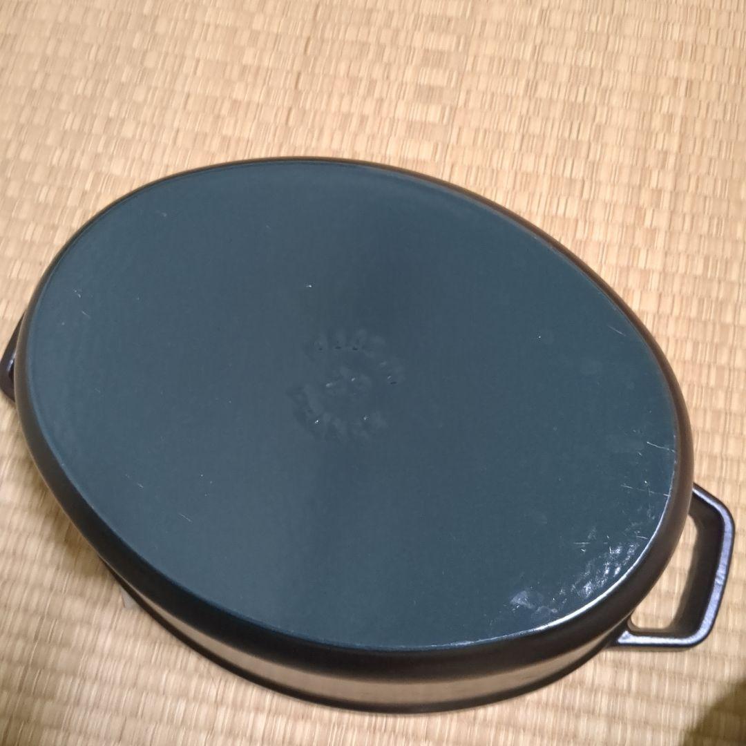 ストウブ ピコ・ココット オーバル 29cm 黒 staub