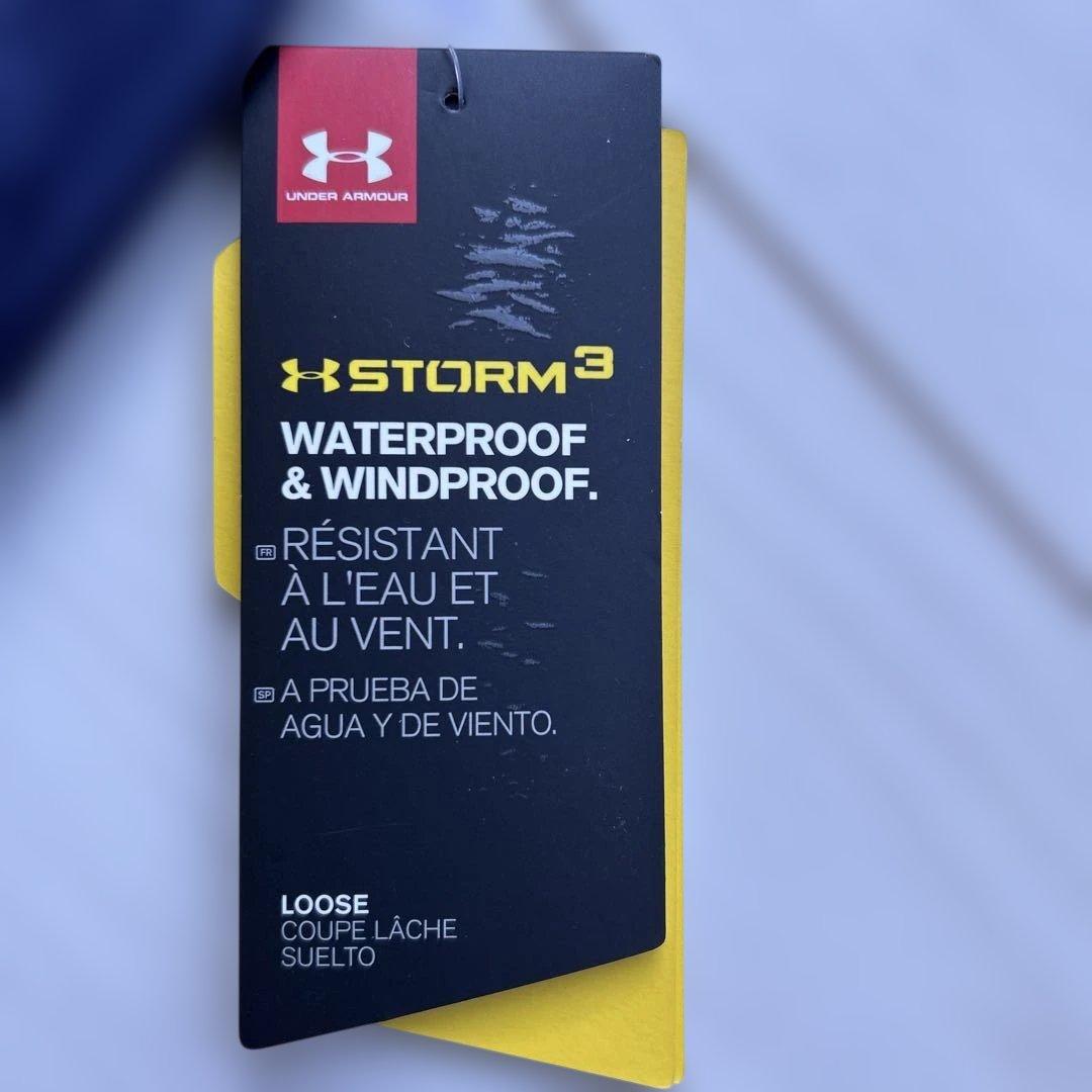 Under Armour 未使用　ネイビー　ストーム3 レインパンツ　Sサイズ