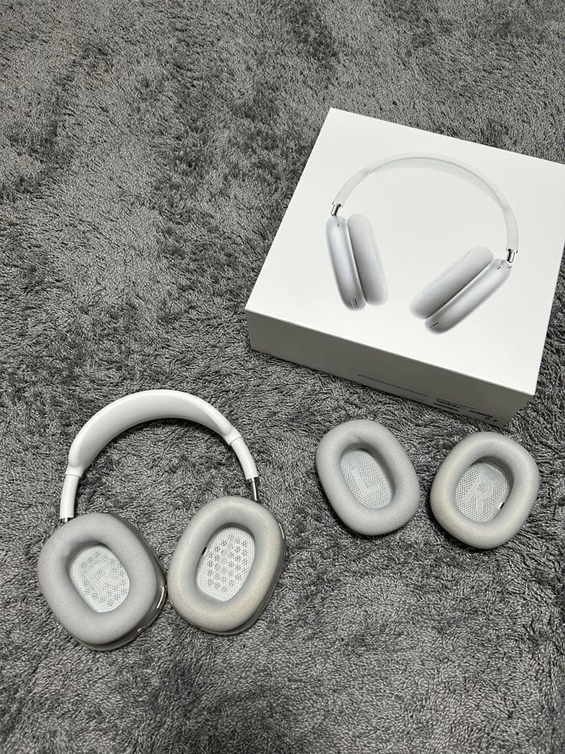 AirPods Max シルバー 本体 イヤーカップ付き