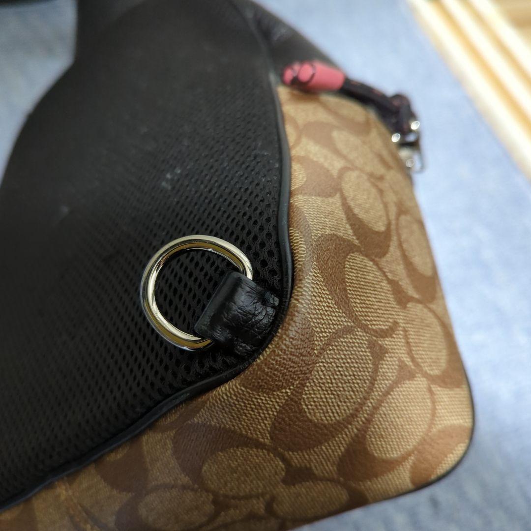 Coach リュック型バッグ 黒/ベージュ