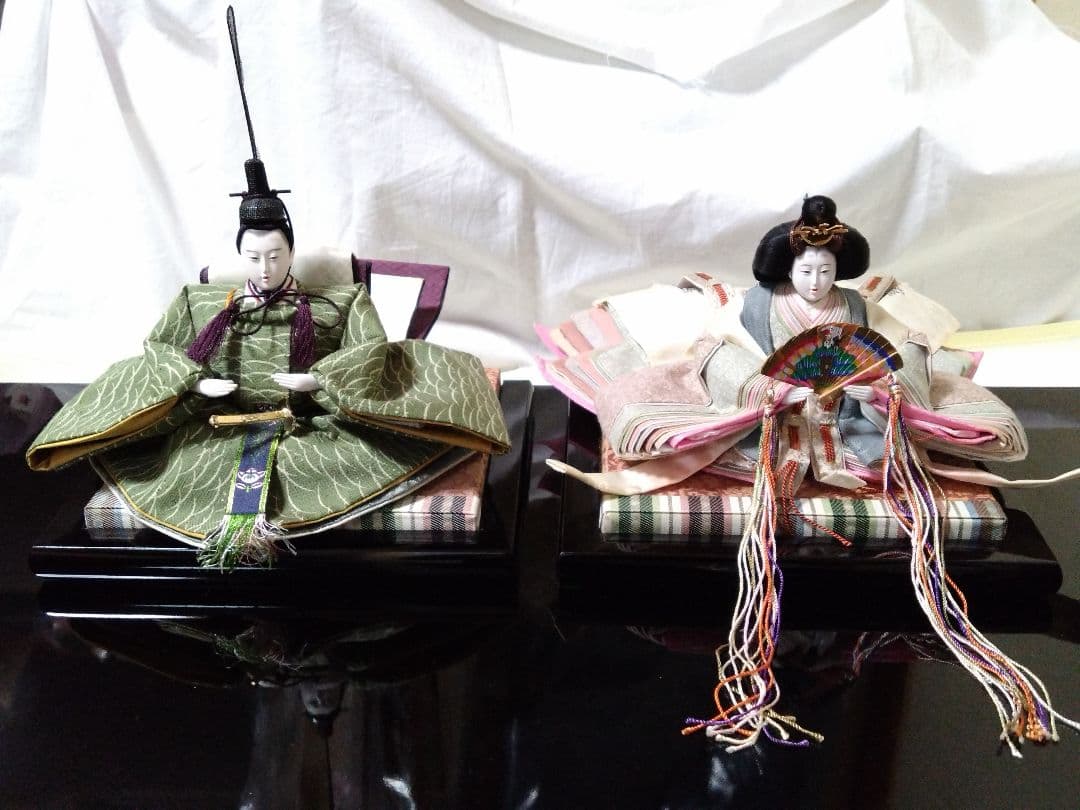 伝統的 ひな人形セット 雛人形 平安雛 長月作 十二単衣 日本人形 三月人形