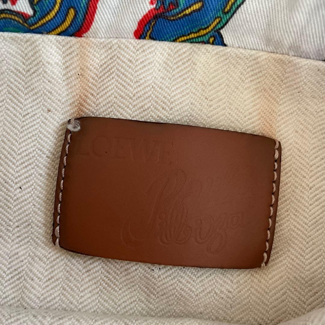 LOEWE トカゲ柄 カゴバック用巾着バッグ
