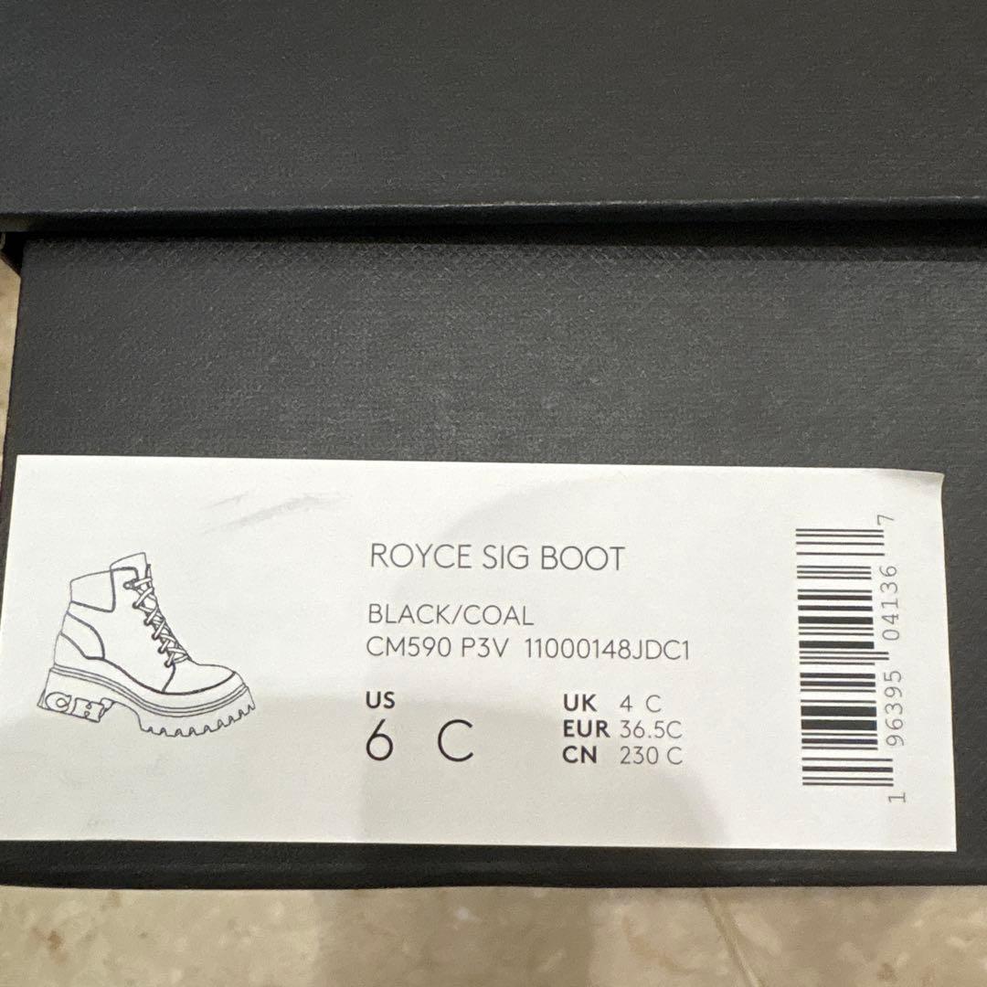 コーチ　Coach ブラック ハイカットブーツ