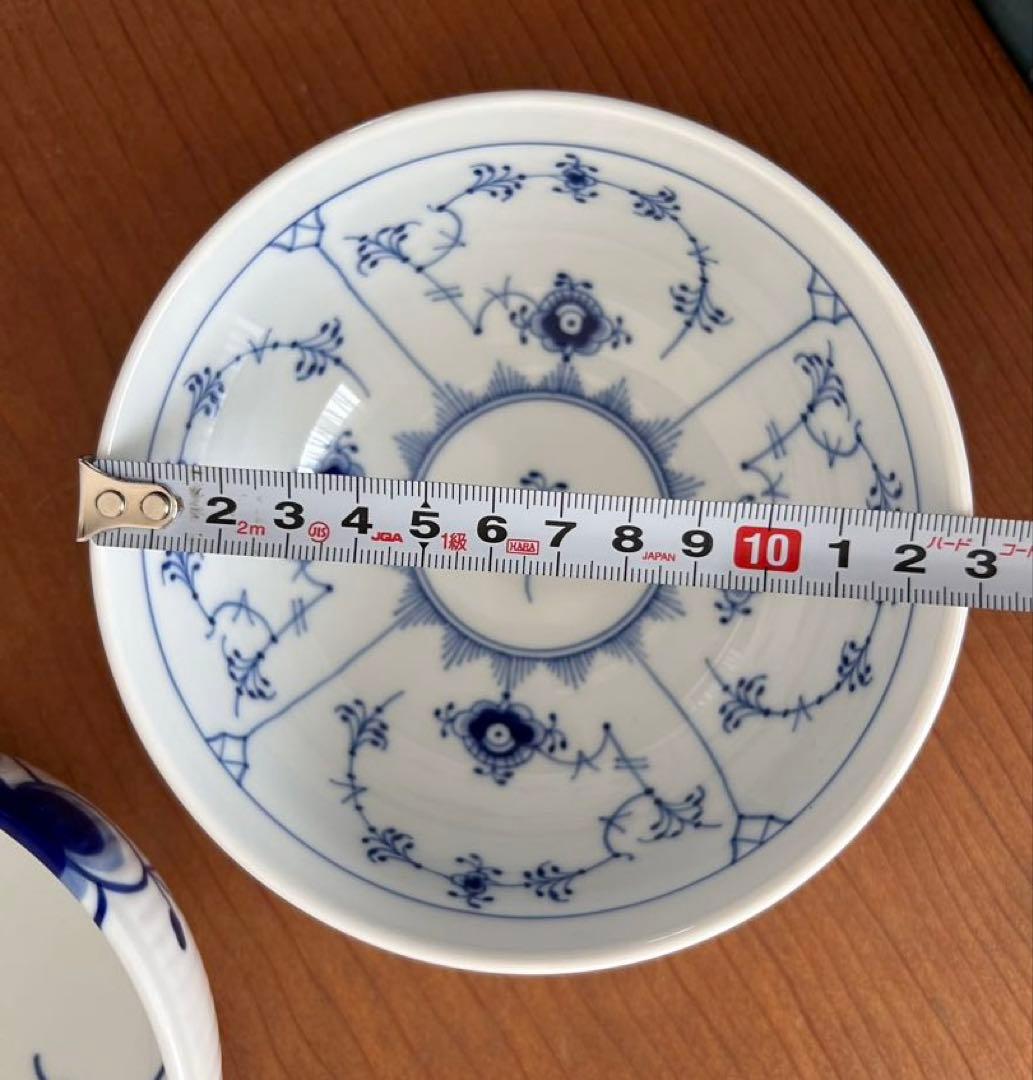 ボウル　13cm 3個　プレイン　メガ　ホワイト