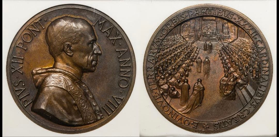 Top Pop‼️ Pius 12世　ヴァチカン公会議メダル