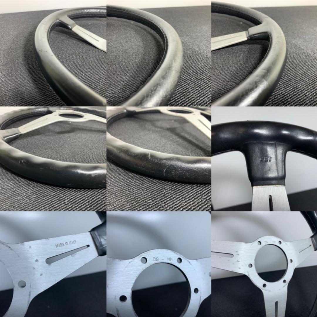 ナルディ クラシック シルバー レザーステアリング 36φ FET 正規品