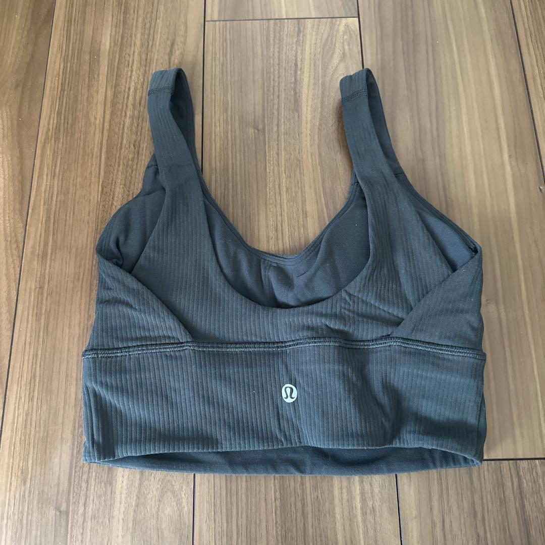 Lululemon ダークグレー スポーツブラ&レギンス