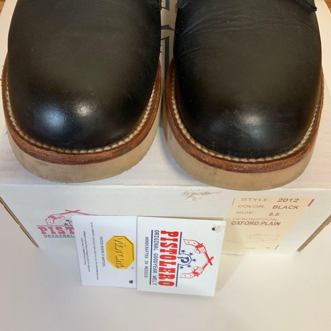 PISTOLEROSオクスフォードプレーントウ26.5cm