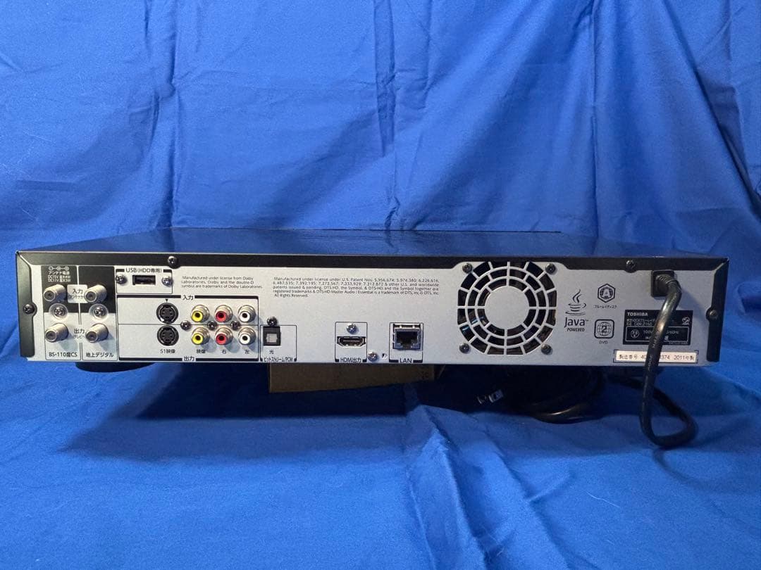 東芝 REGZA DBR-Z160 HDDブルーレイレコーダー 動作品