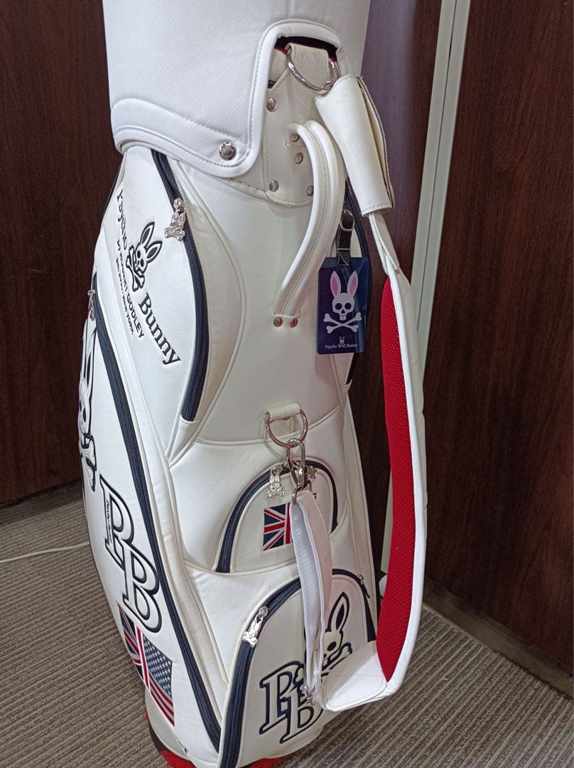 [八5414] Psycho Bunny サイコバニー キャディバッグ