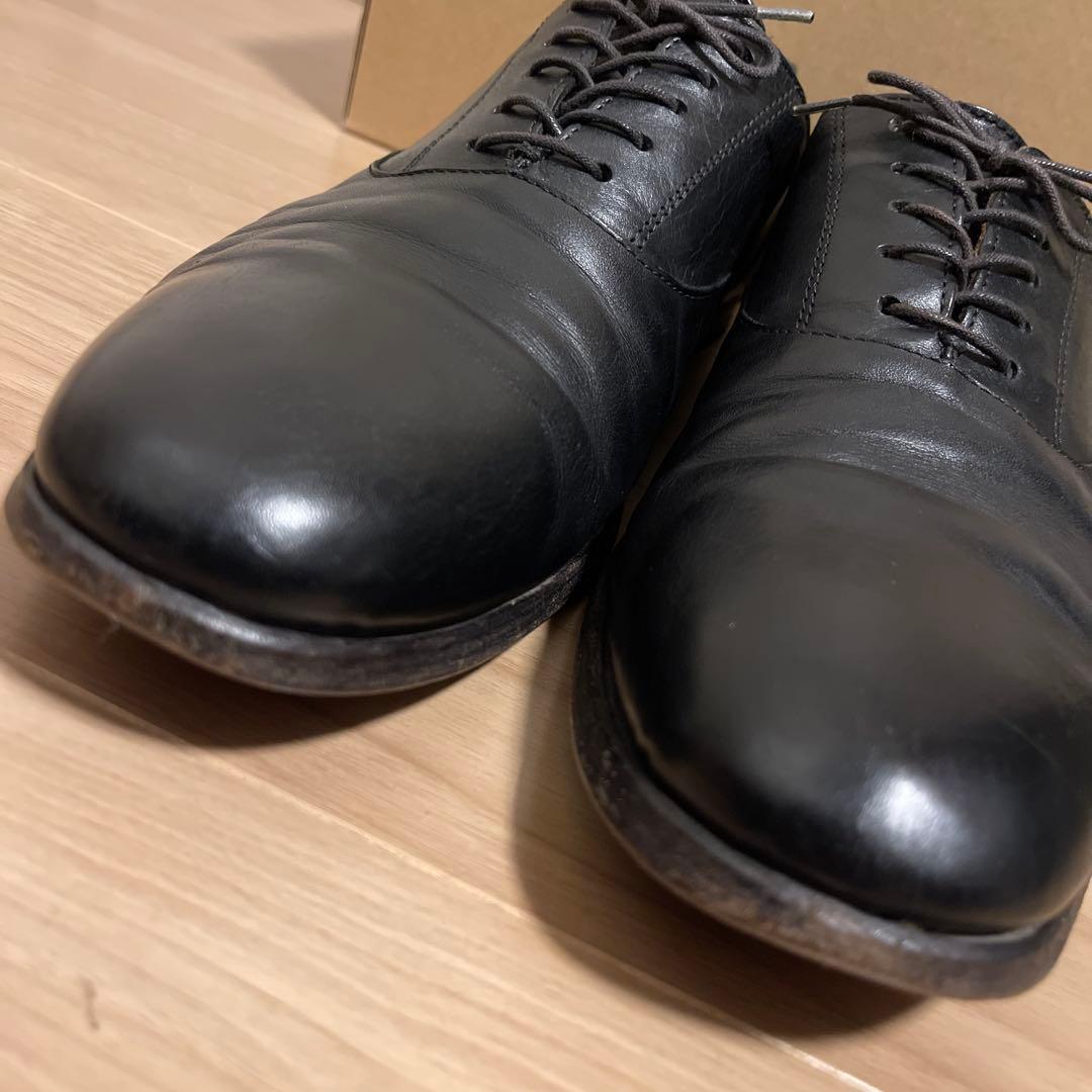 良品 ブッテロ BUTTERO B2192 ドレスシューズ ブラックレザー 42