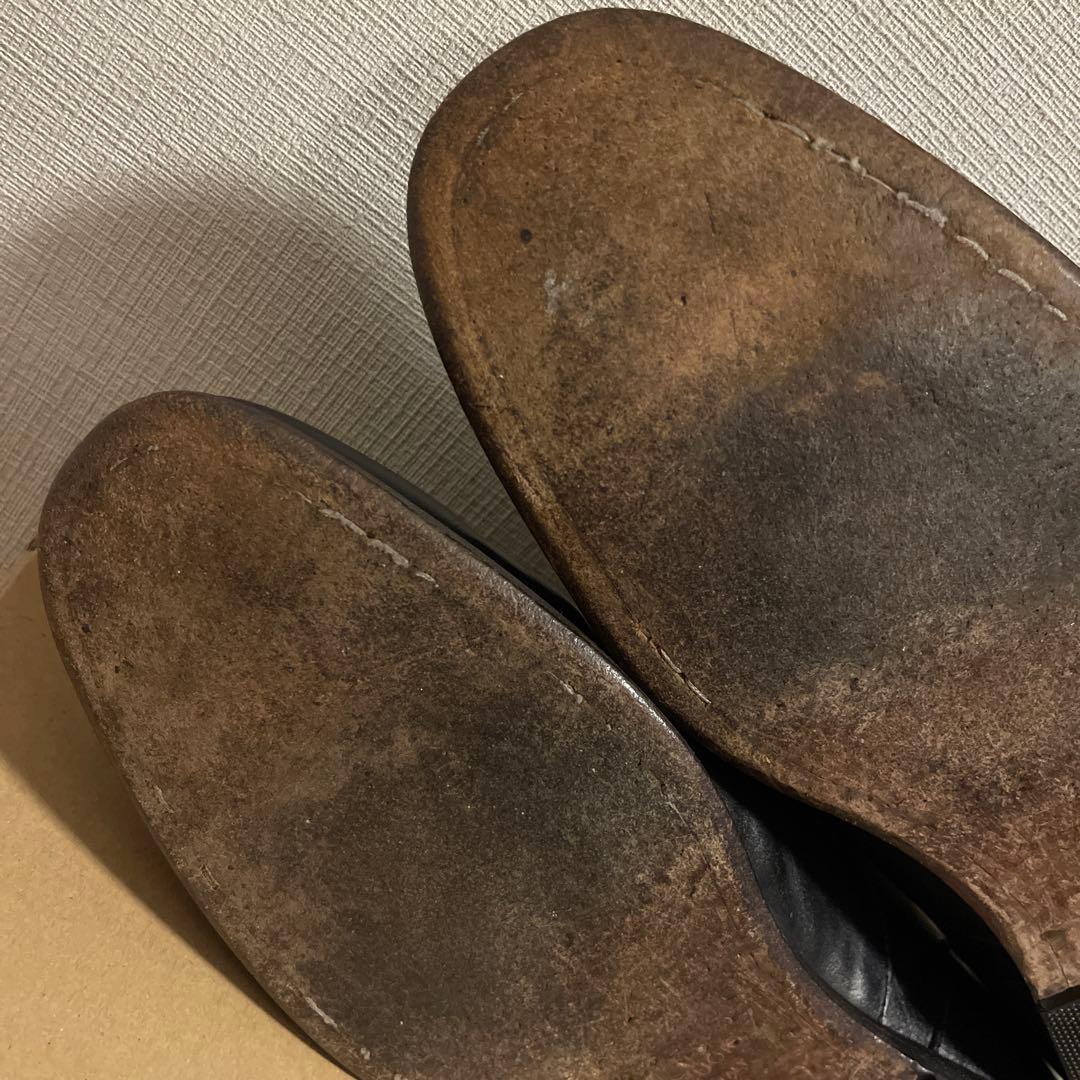 良品 ブッテロ BUTTERO B2192 ドレスシューズ ブラックレザー 42