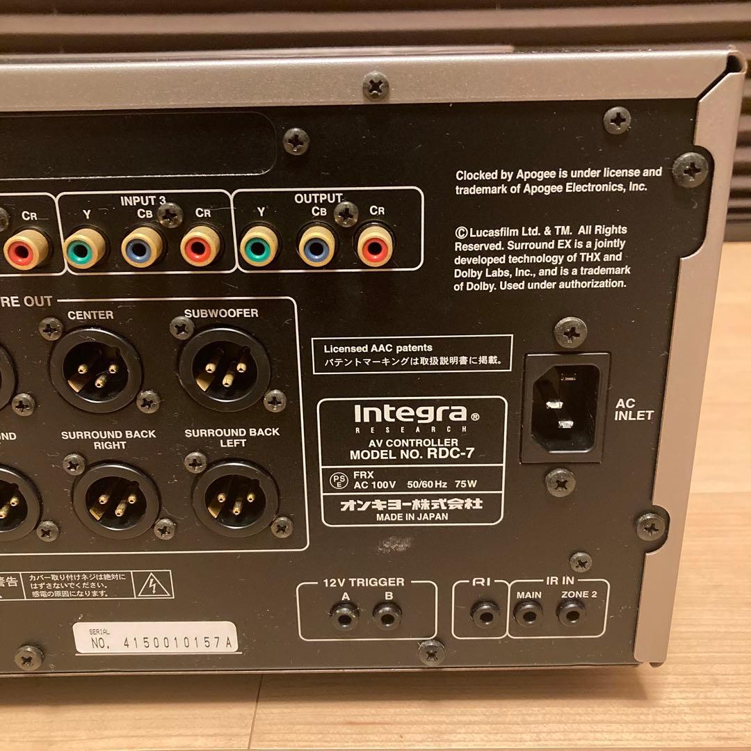 ONKYO Integra AVコントローラー RDC-7 通電確認のみ