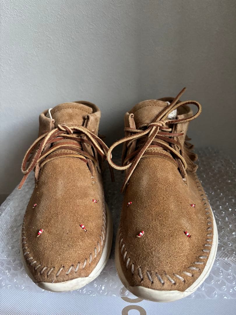 VISVIM FBT SHAMAN-FOLK ビズビム　モカシン　茶　28