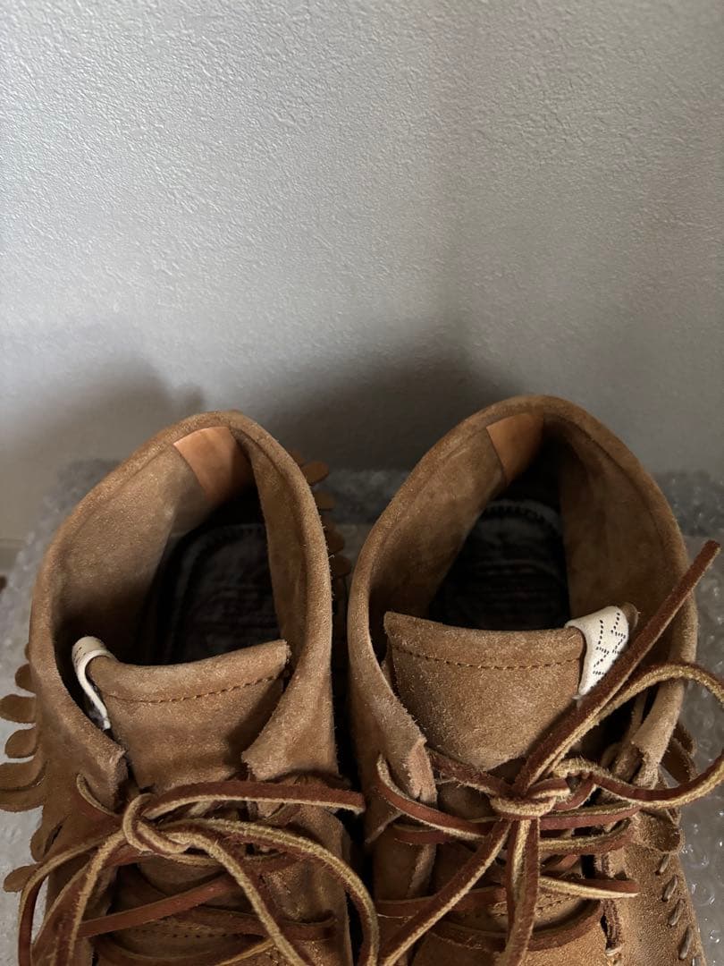 VISVIM FBT SHAMAN-FOLK ビズビム　モカシン　茶　28