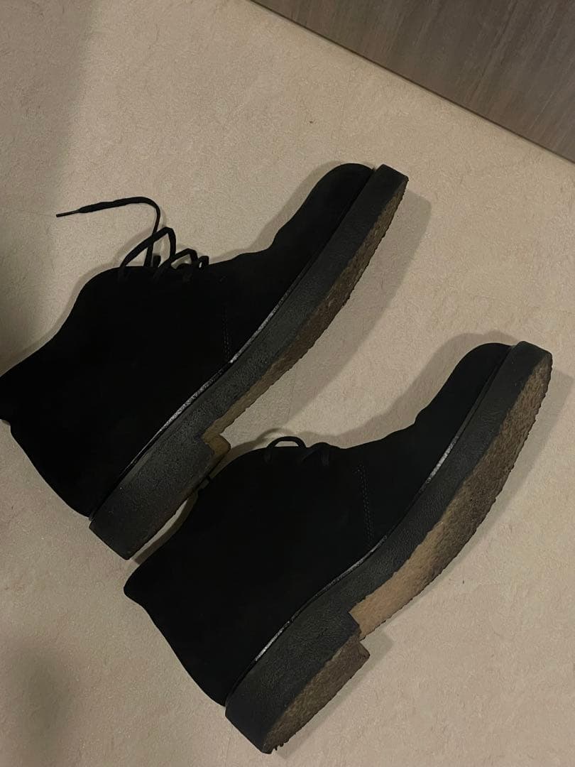 sandro paris 黒 レースアップシューズ