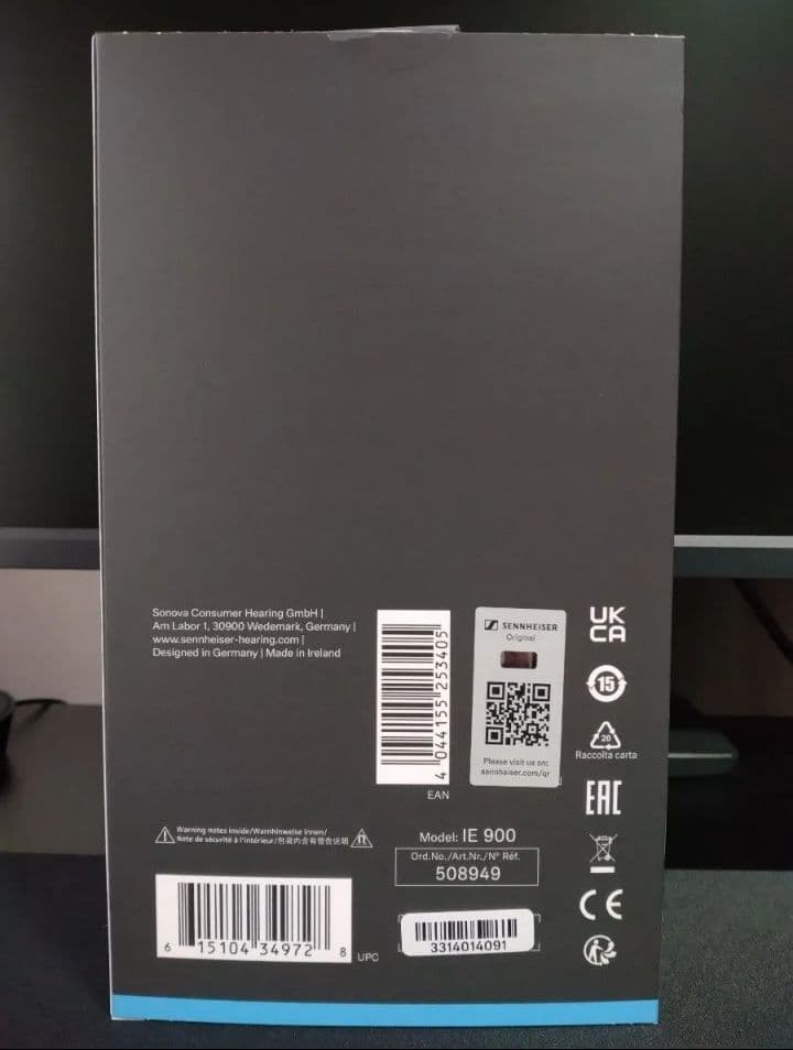 国内正規品 SENNHEISER IE900 ガラスコーティング/ゼンハイザー