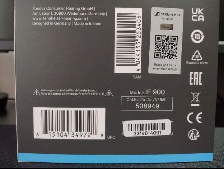 国内正規品 SENNHEISER IE900 ガラスコーティング/ゼンハイザー