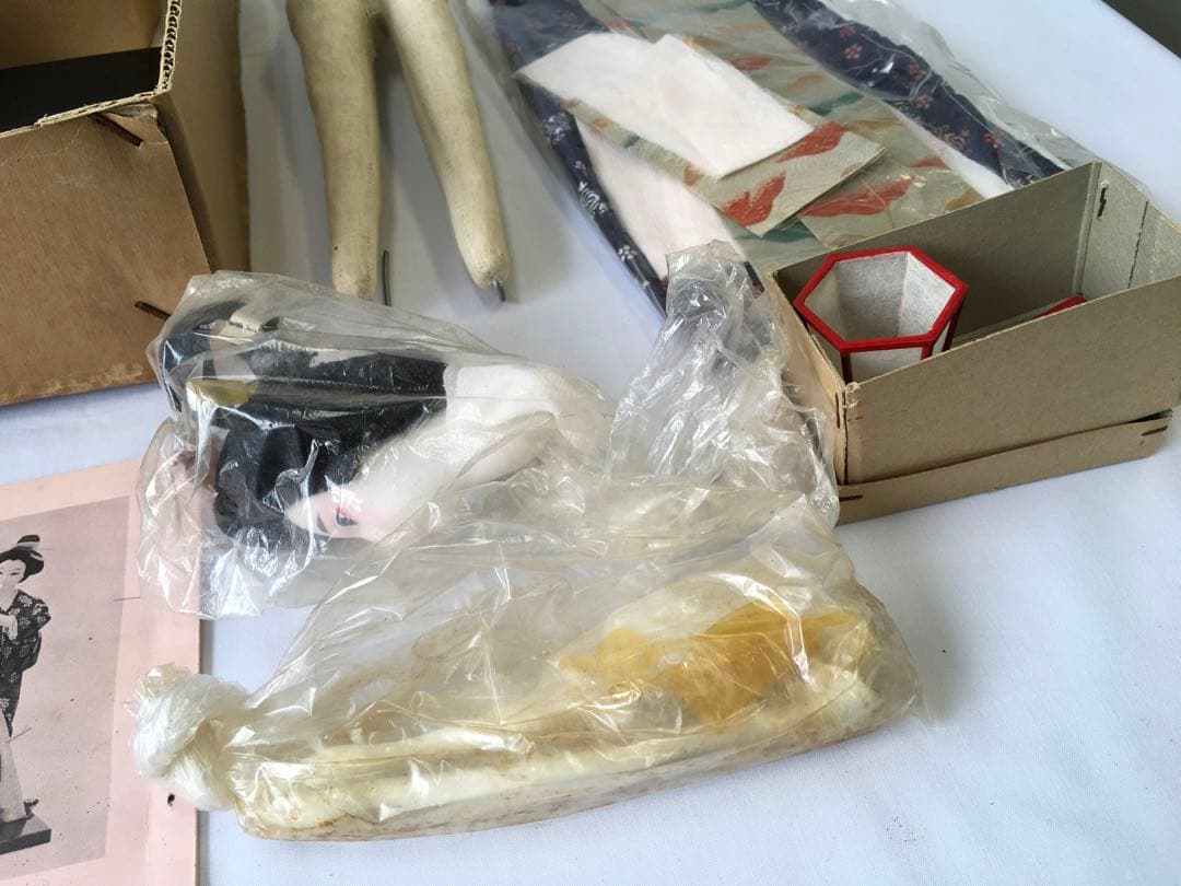 東京高等人形学院 日本人形作成キット　6体セット