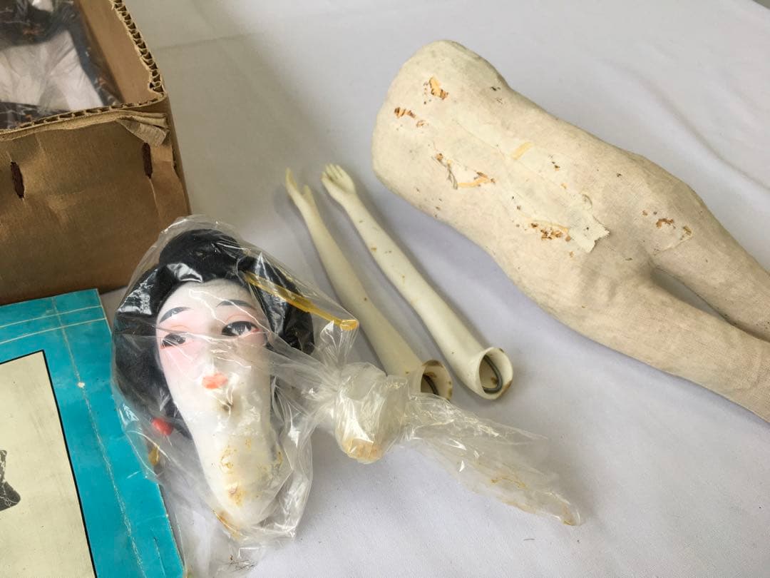 東京高等人形学院 日本人形作成キット　6体セット