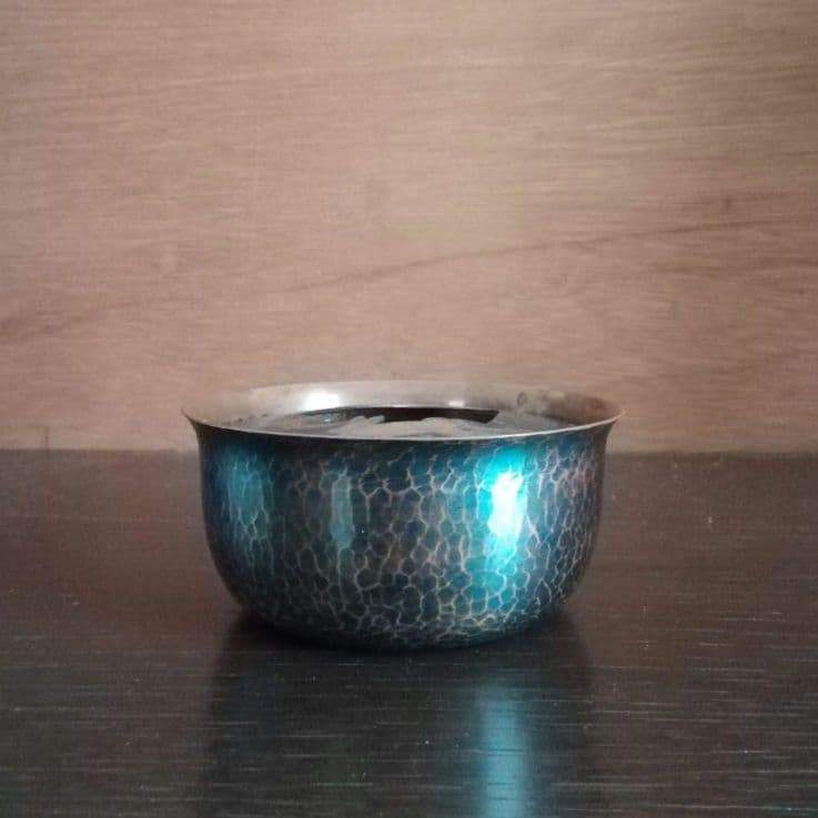 逸品　玉川堂　鎚起銅器　兎図紋　香炉　花活け　灰皿　和骨董　アンティーク