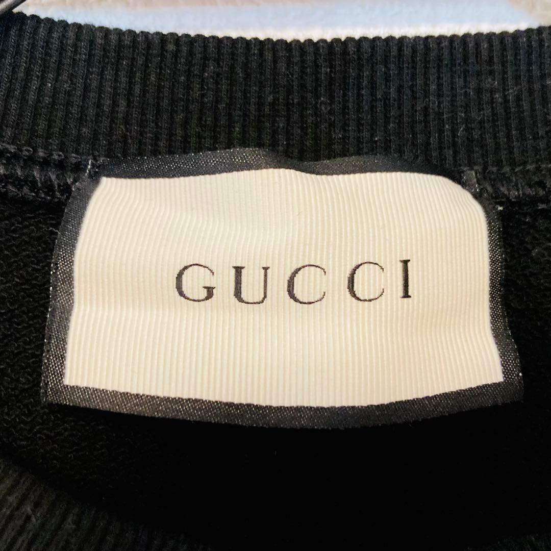 【美品】GUCCI ブラック スウェット トレーナー