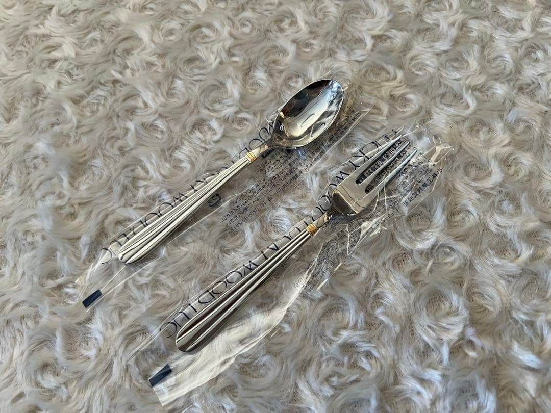 ラッキーウッド カトラリーセット　サントラル（金彩）ディナーセット〈25本〉