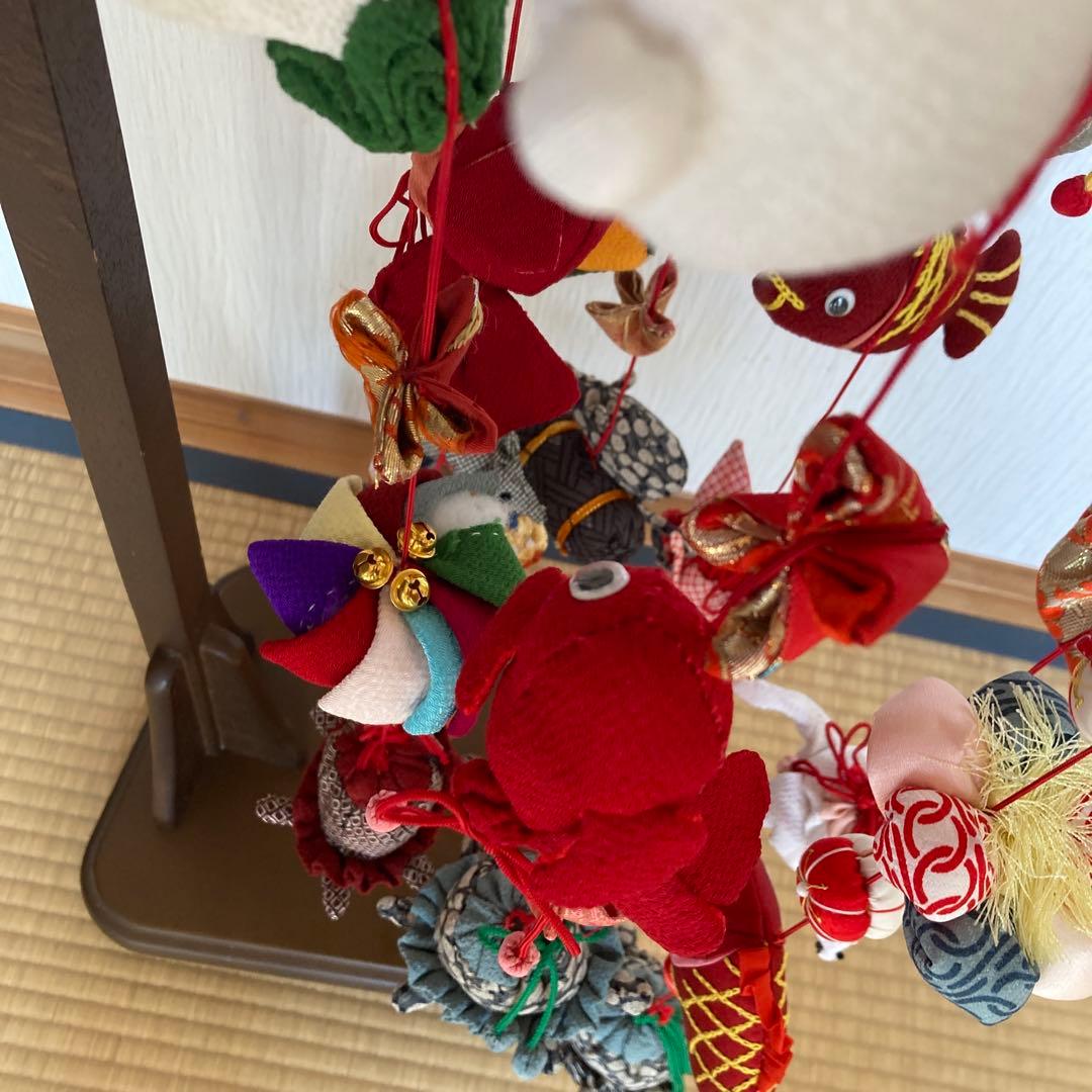 ハンドメイド⭐︎吊るし飾り⭐︎つるしびな⭐︎正絹・ちりめん♡ひな祭り