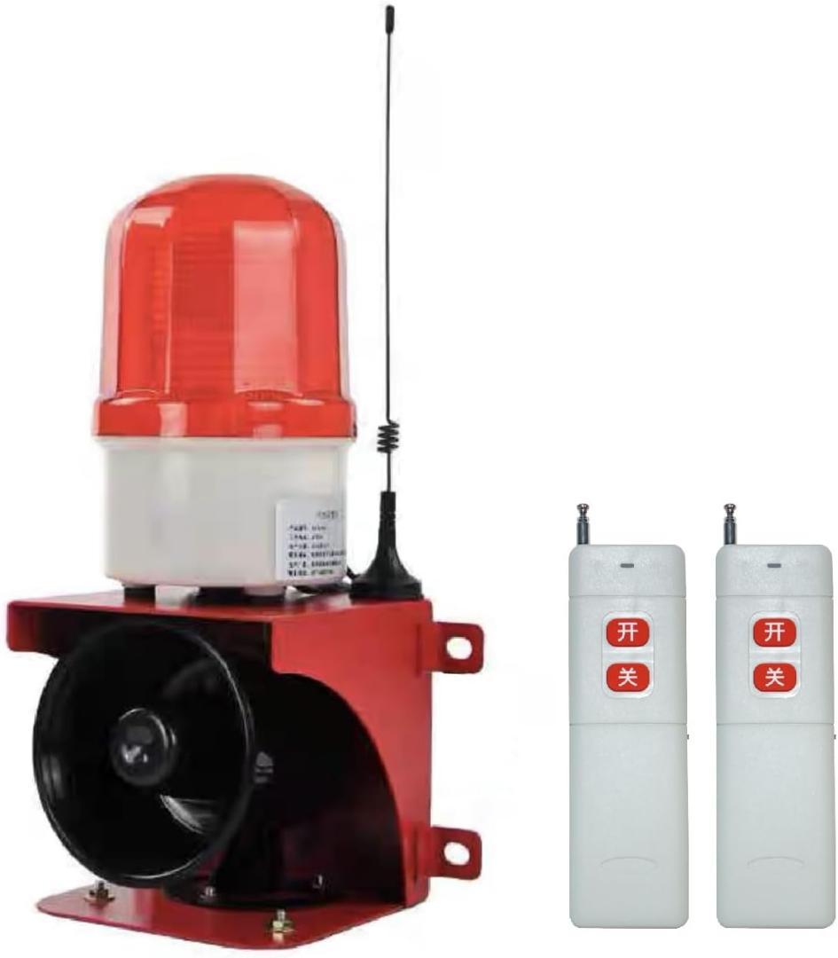 防犯サイレン 120dB サイレン 防犯警告灯 信号ランプ 点滅ライト