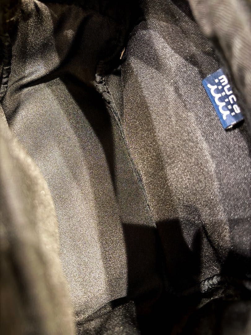 muta MARINE ボア ポーチバッグ