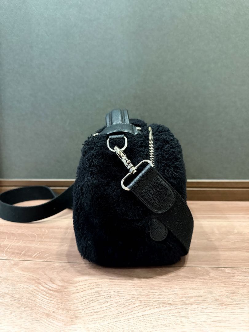 muta MARINE ボア ポーチバッグ