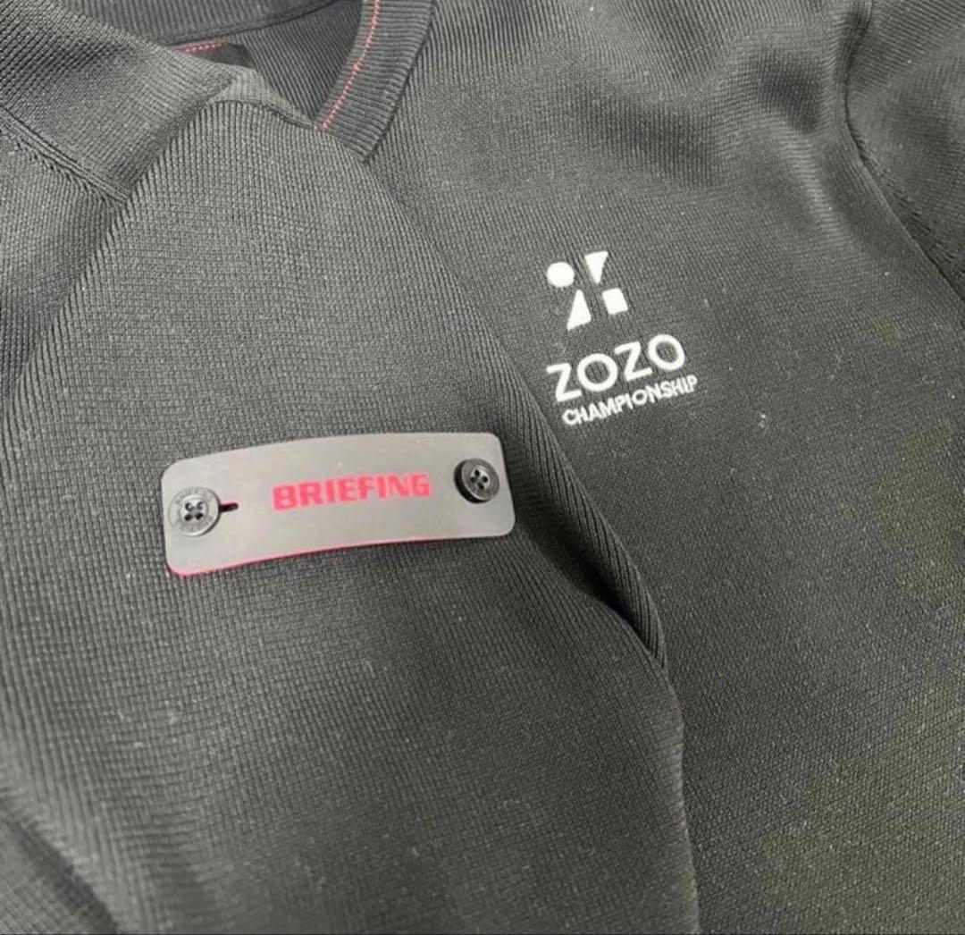 BRIEFING×ZOZO CHAMPIONSHIP 撥水ニット クルーネック