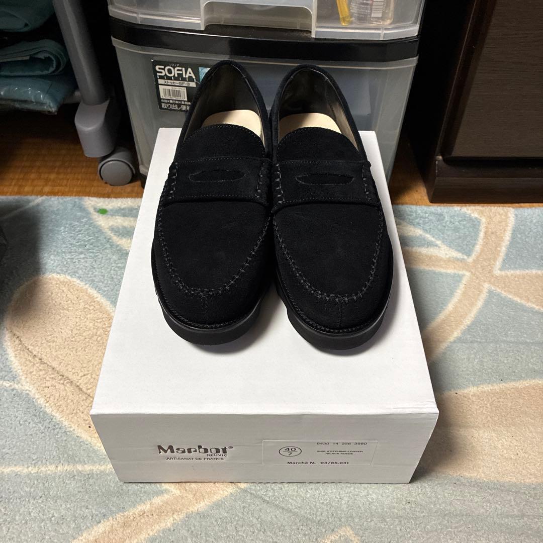 キ*読様 Marbot SIDE STITCHING LOAFER 40