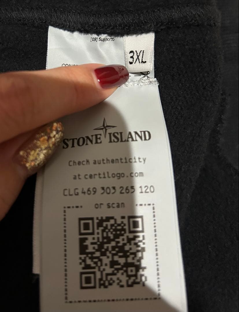 まぼた●STONE  コットンクルーネックL/Sスウェット