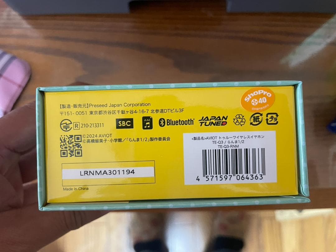 AVIOT らんま1/2 TE-Q3-RNM ワイヤレスイヤホン