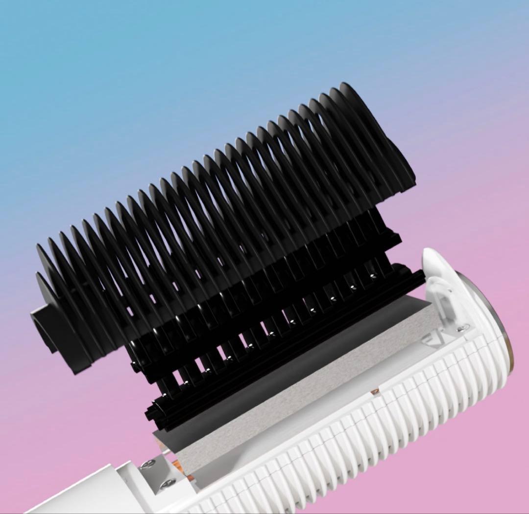 ELEMEA コームストレートアイロン エレメアコームストレイナー　ホワイト