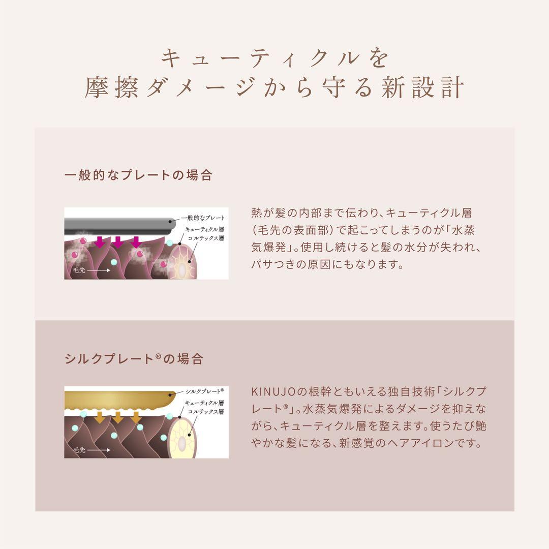 KINUJO W-worldwide model- ストレートヘアアイロン