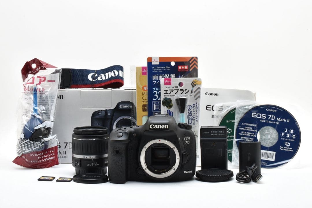 Canon EOS 7D Mark II ボディ ＋ EF-S 18-55mm
