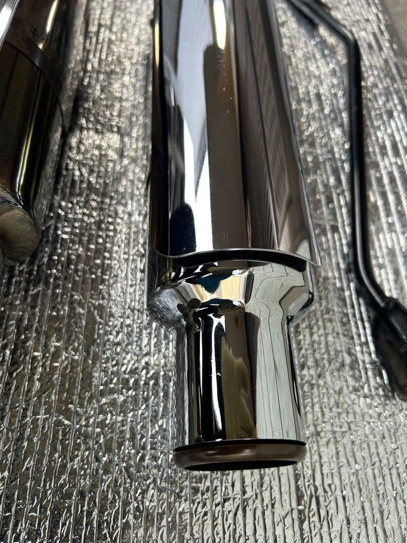 ハーレー用モーターステージ　ブラスマフラー 訳あり品