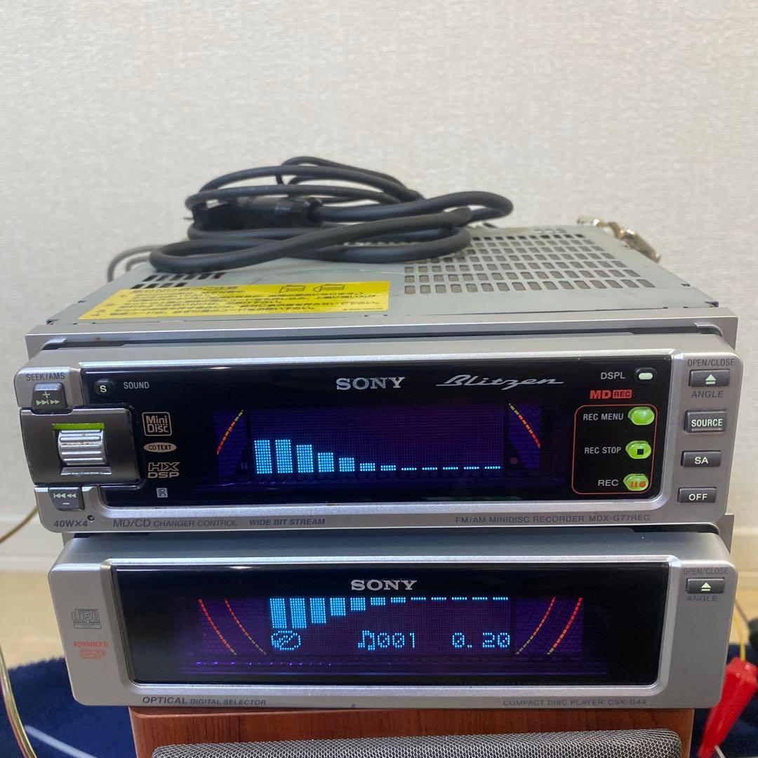 SONY MD/CDデッキ 光デジタル出力