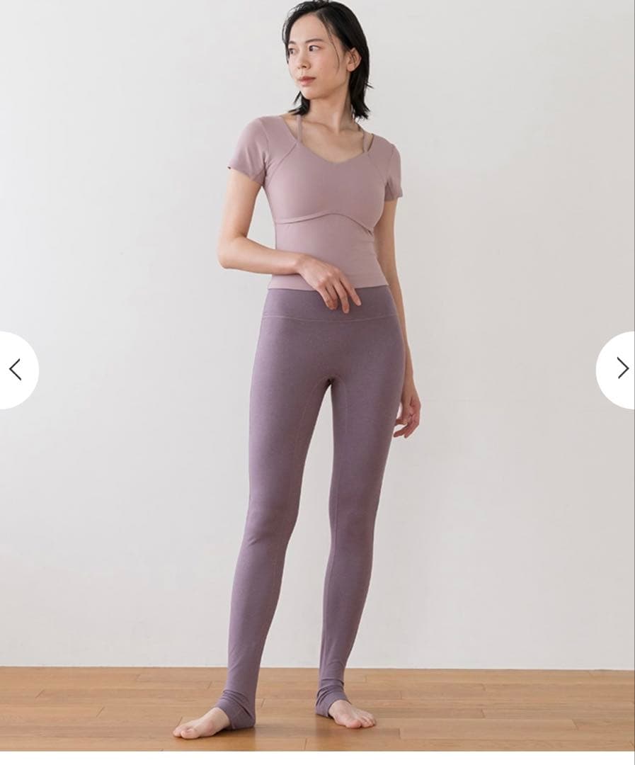 【SUKALA】カップ付きオープンネックTee