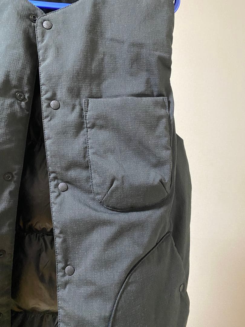 NANGA ヒノックリップストップ　インナーダウンベスト