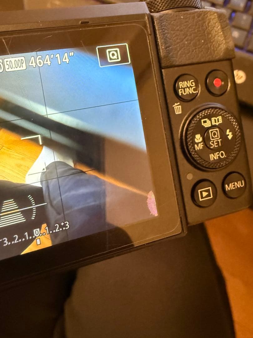 Canon PowerShot G7 X Mark II 液晶不良あり