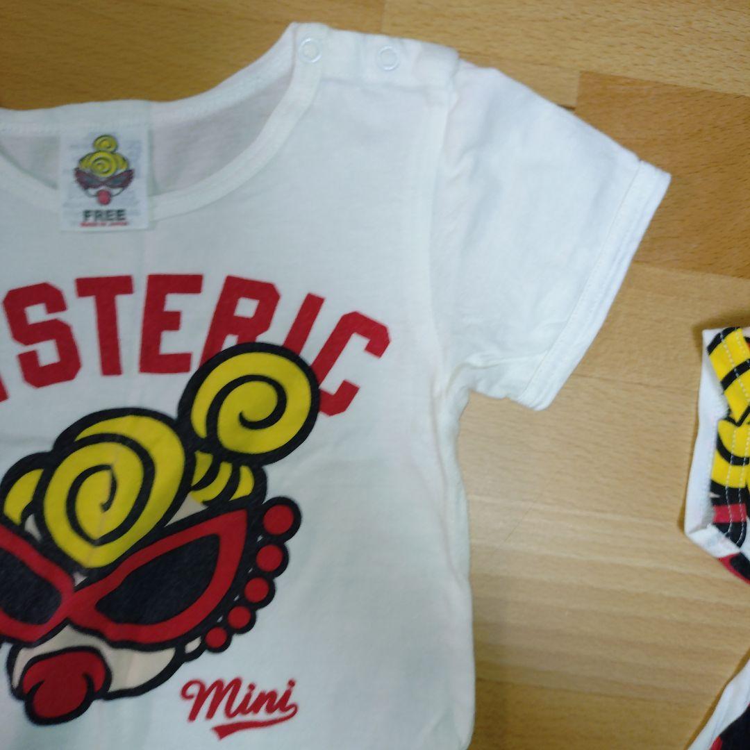 ヒステリックミニ ロンパース size70 白 ホワイト 2着セット 半袖