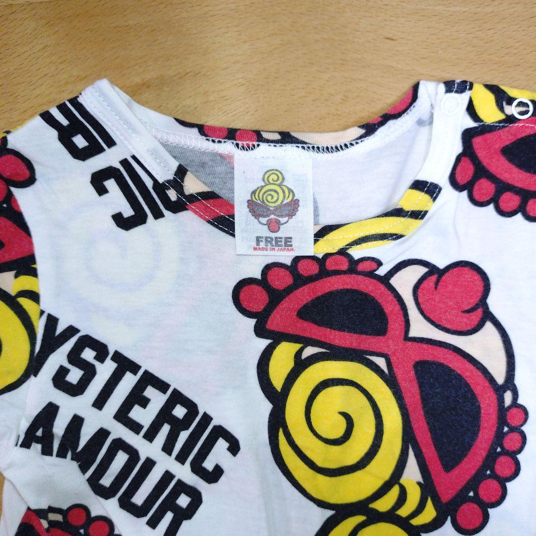 ヒステリックミニ ロンパース size70 白 ホワイト 2着セット 半袖