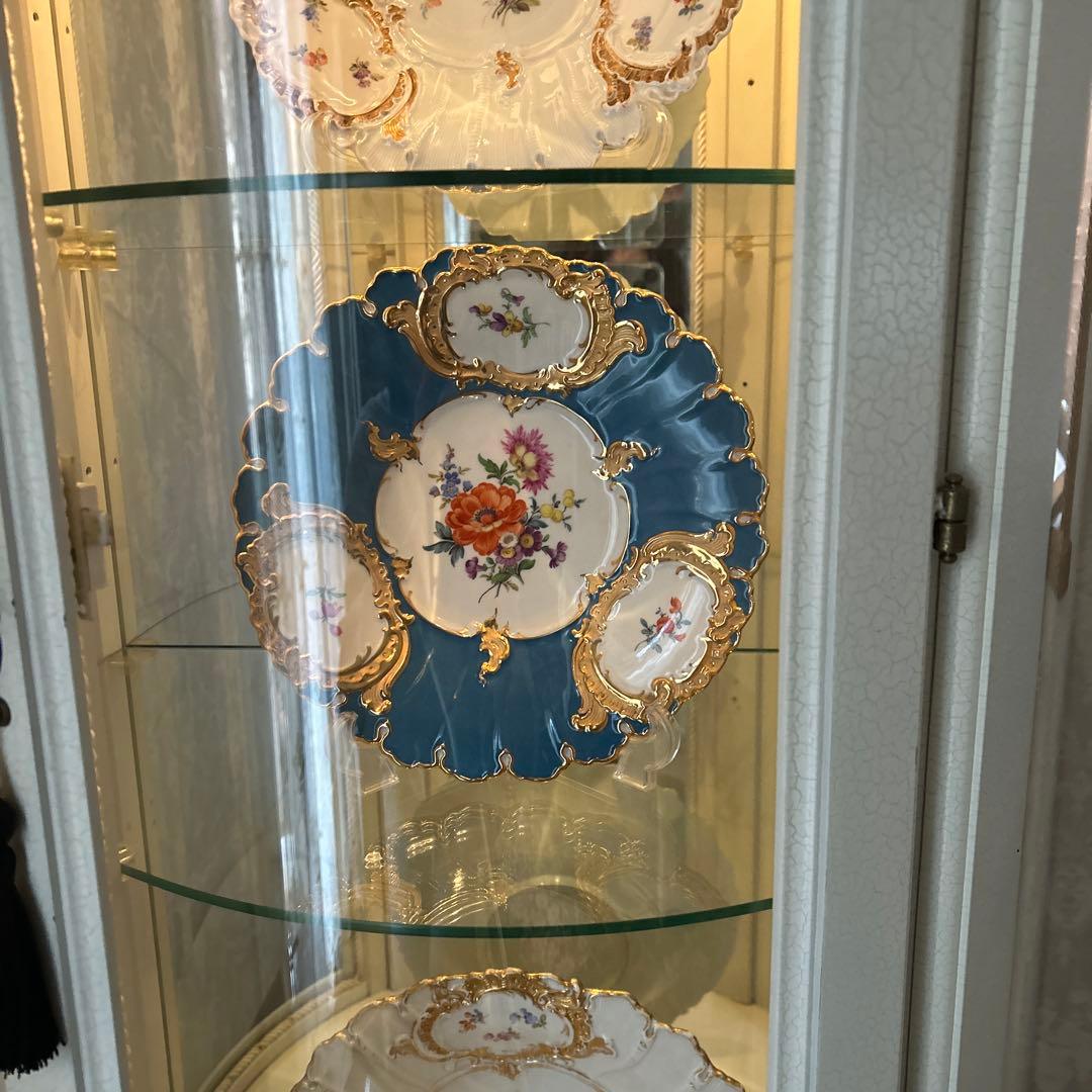 レア　マイセン　グランツゴールド飾り皿