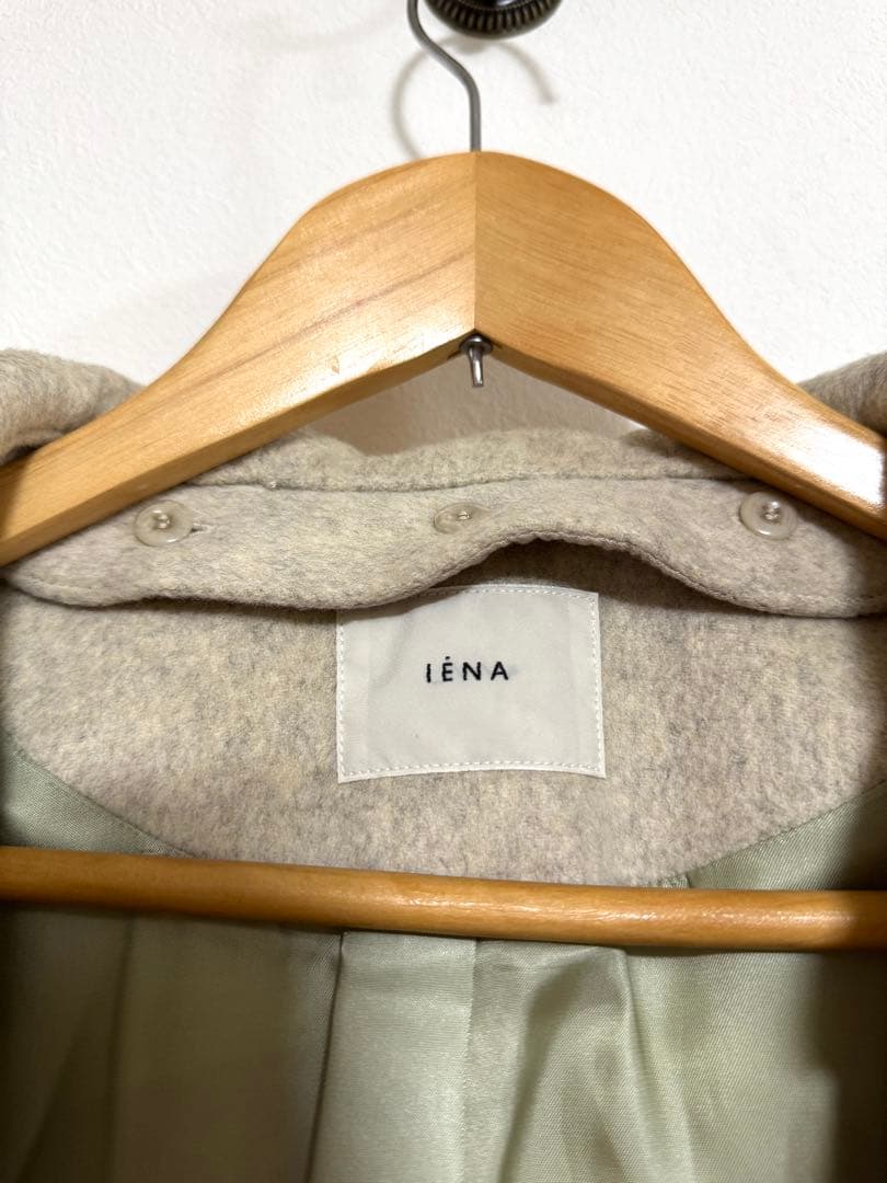 イエナ　IENA 二重織りシャルムハーフコート　38