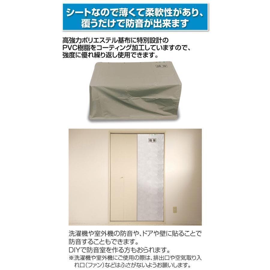 防音シート5枚 工事用 軽量 防炎認定品 建築用 足場 遮音シート 2753