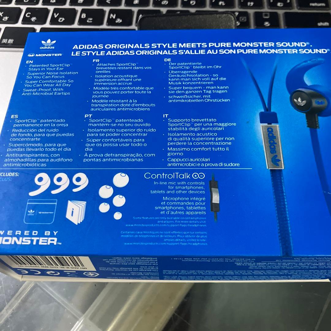 ま*ん様 adidas　モンスター　イヤホン　有線