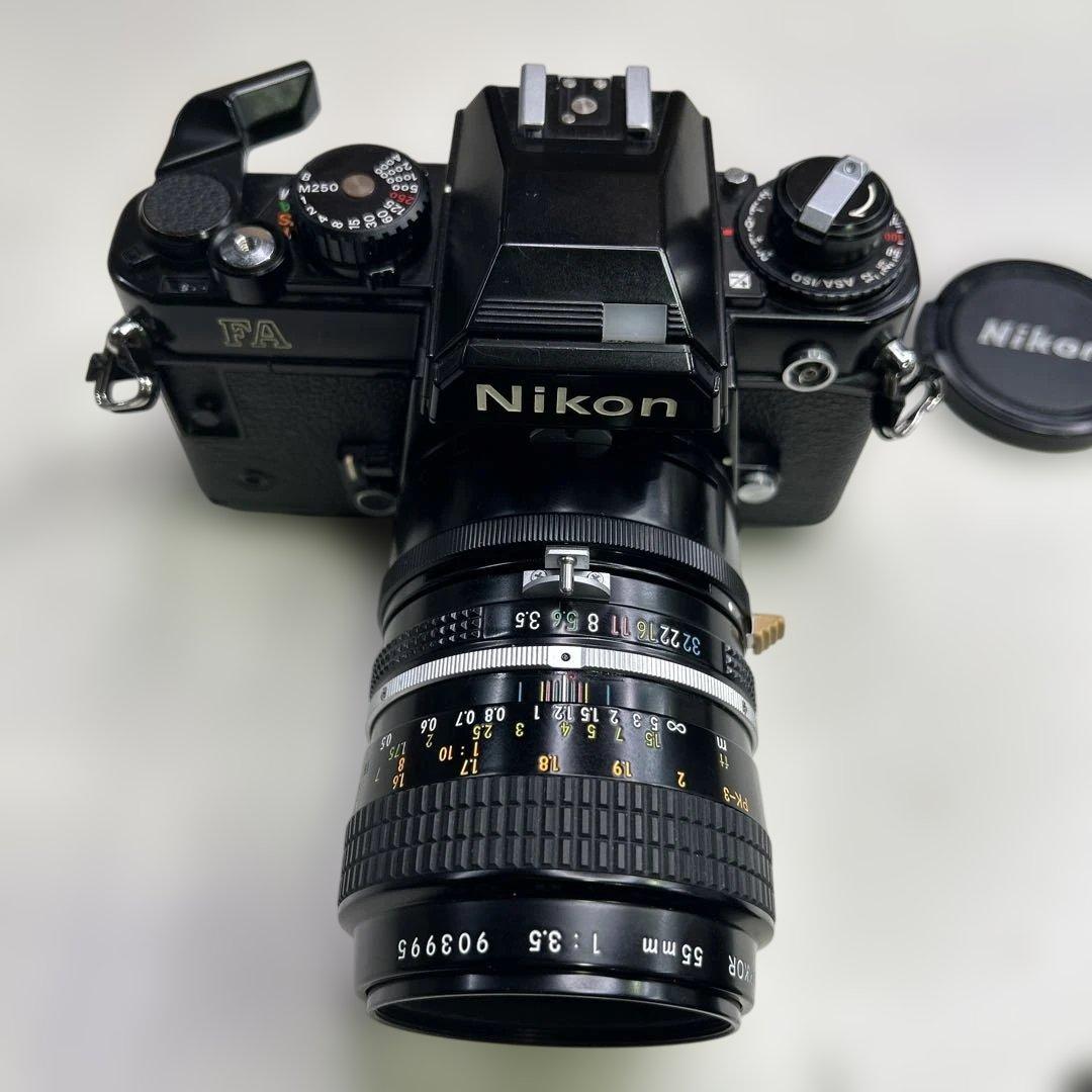 6753 Nikon FA フィルム一眼レフカメラ レンズ PK-3付き